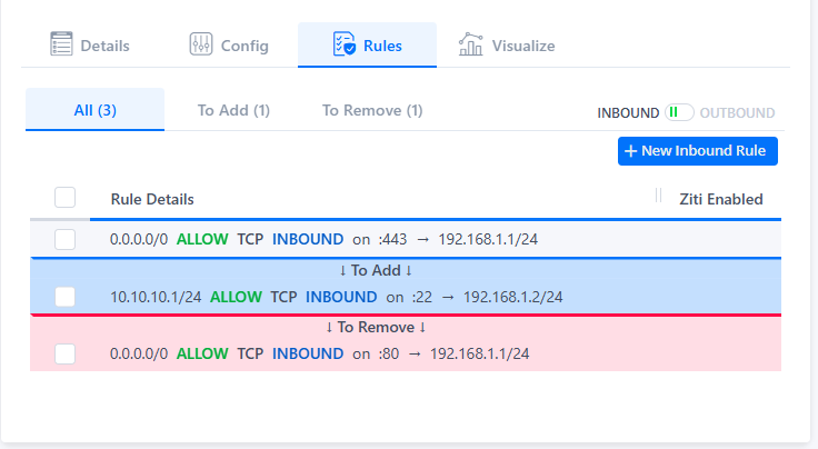 Firewall Add Remove Rule